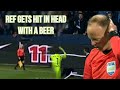 Fan hits ref in the head with a beer, a breakdown