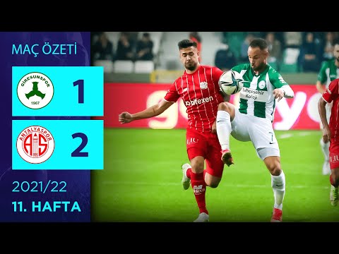 ÖZET: GZT Giresunspor 1-2 Fraport TAV Antalyaspor | 11. Hafta - 2021/22