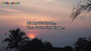 Ari aqoidul iman bahasa sunda