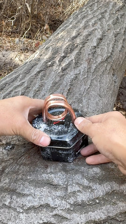 Using discarded copper pipes to make an alcohol jet stove #outdoors #survival #bushcraft #camping