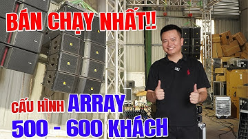 Giải Pháp Âm Thanh Sự Kiện, Đám Cưới 500–600 Khách | Dàn Array Đáng Mua Nhất 2025