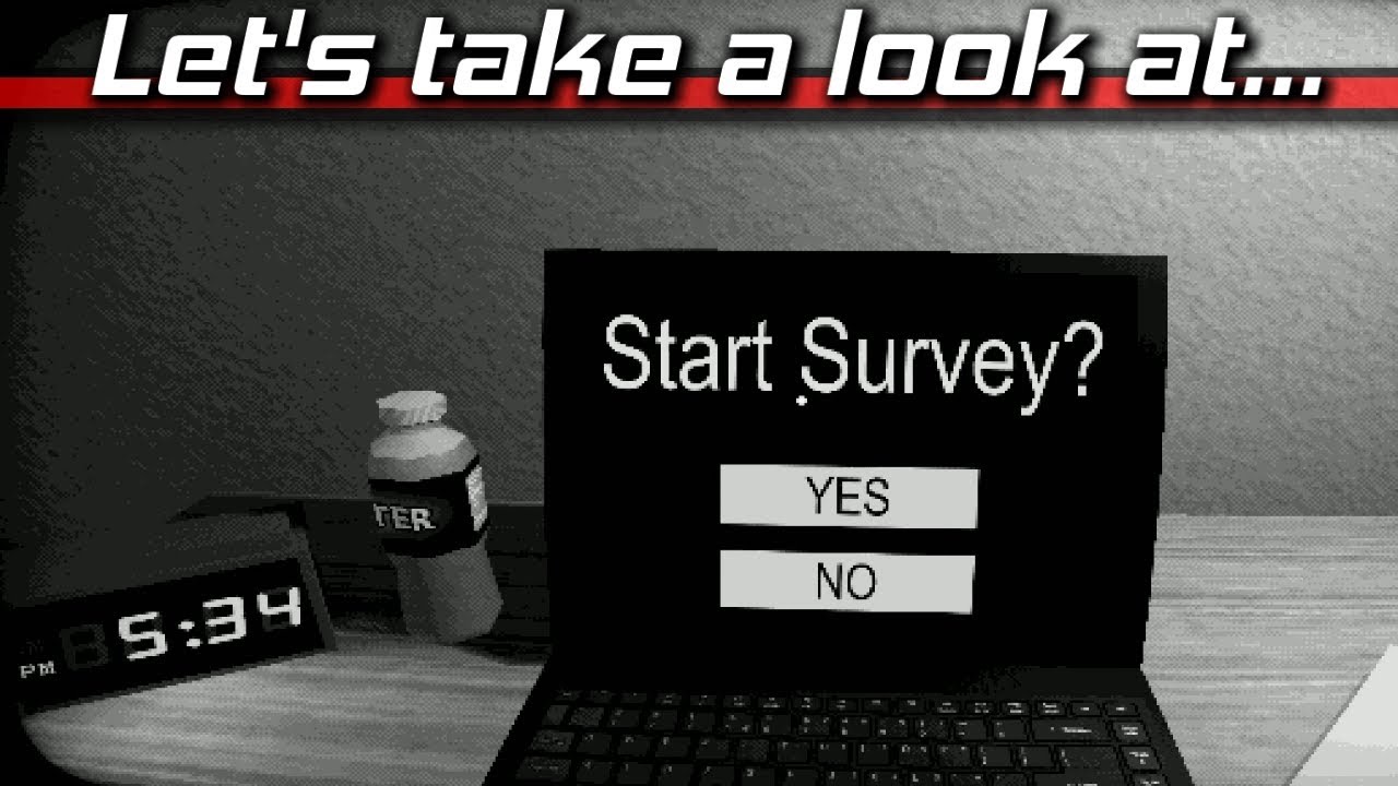 Start Survey? - Gameplay (Short Indie Horror) 