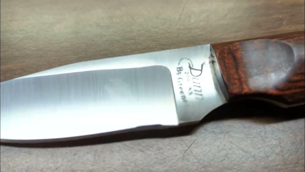 Dunn knife S30V steel pt 1. YouTube