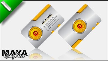 How to Design a Visiting Card | How to Design a Business Card | Coreldraw tutorials