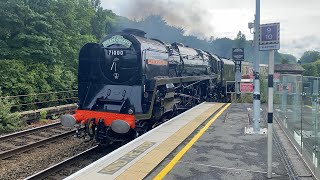 71000 Duke Of Gloucester &amp; 47805 Arriving Into Bath Spa From Bristol East Depot 16/05/26!