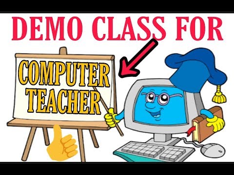 Demo class. Computer subjects French.