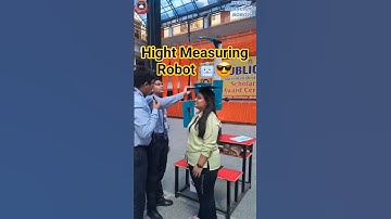 Height Measuring Robot | Ultrasonic Sensor | Arduino #Shorts