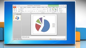 How to Rotate the slices in a Pie chart in PowerPoint 2010