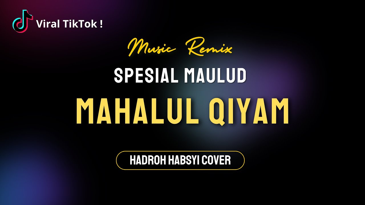 Mahalul Qiyam - Vocal Wanita | Lyrics | Hadroh Version