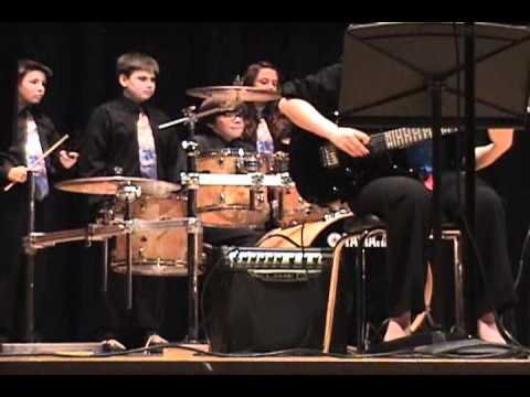 Children of Sanchez w/ Jonah drum solo Oley Valley Middle School Jazz Band