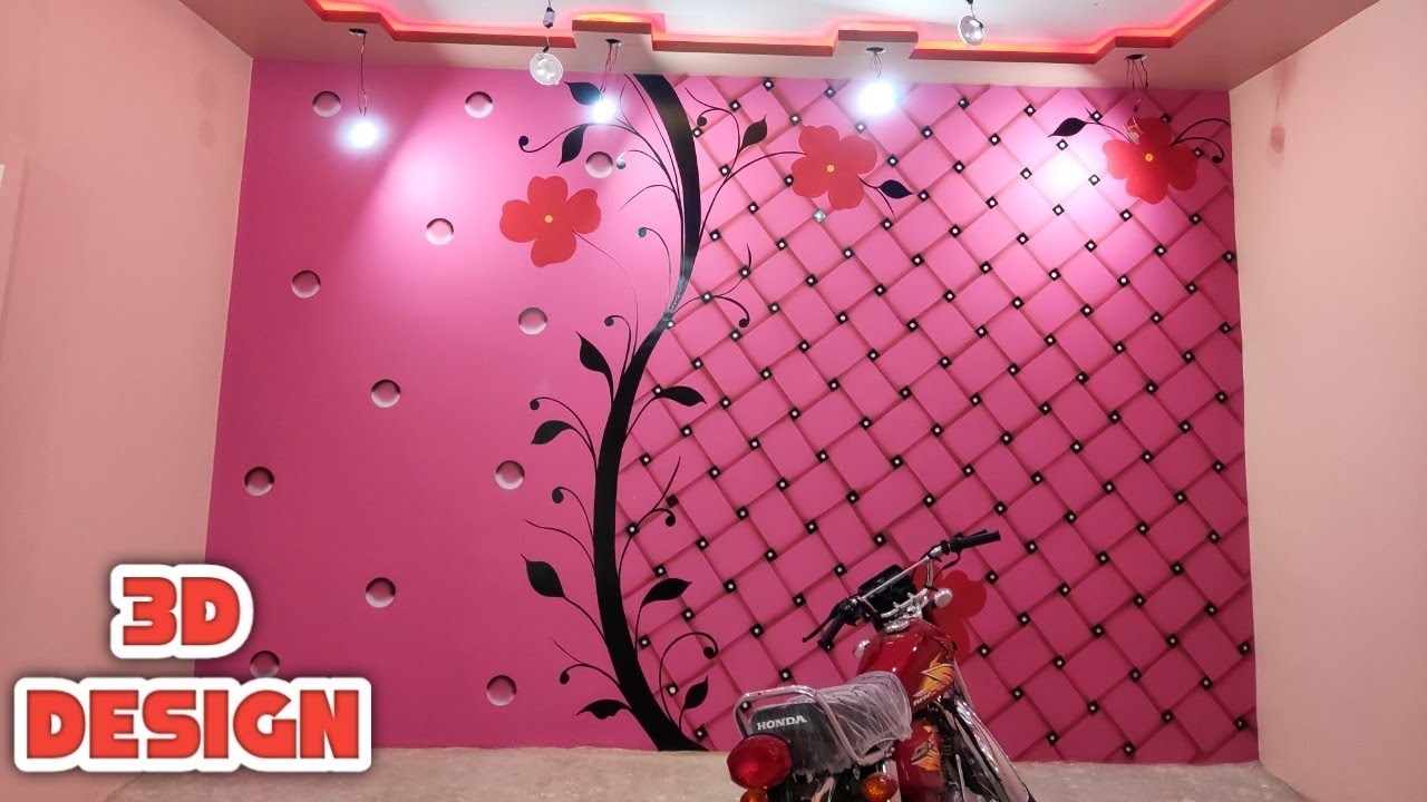 New 3D Style wall painting design ideas 2021 - YouTube