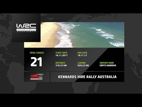 WRC - Kennards Hire Rally Australia 2017: The 21 Stages