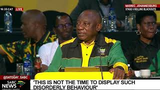 ANC 55th National Conference I ANC President Cyril Ramaphosa's opening speech
