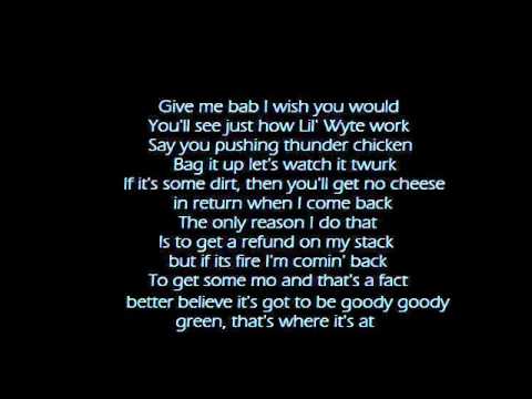 Lil Wyte - My smoking song lyrics