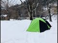 はじめての雪中ソロキャンプ