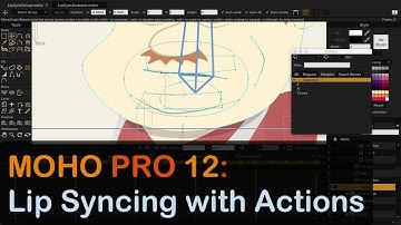 Moho Pro 12: Interpolating Lip Syncing Actions