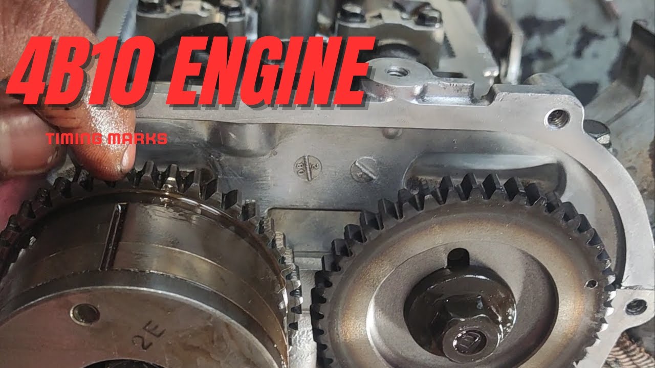 4b11 engine timing marks. mitsubishi lancer#automobile