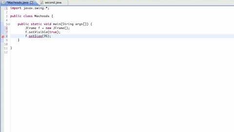 Java GUI Lesson 1 | Making a window