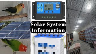 Solar System Information Solar Light Fan Energy Saver Solar Panels Batteries Hwi Aviary