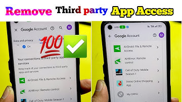 How to Remove third Party App Access from Google in Android