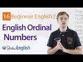 Comment exprimer des nombres ordinaux anglais