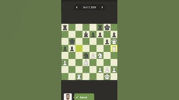 Daily Chess puzzle 🧩(Oct 17 2024) #viral #shortvideo #chess #chesscom #chesspuzzle #games #shorts