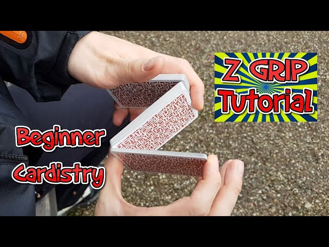 The Z grip / Z cut card flourish and control. Beginner cardistry