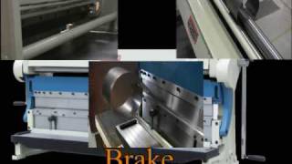 Baileigh SBR-5216 Shear Brake Slip Roll 16 Gauge Combination Metal Forming Machine