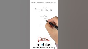Can you find the domain of this function?  #math #teaching #functions #domain