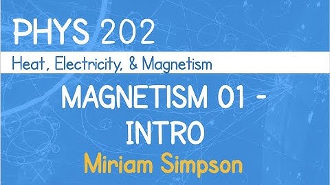 Ch 27.1 Magnetism - Introduction