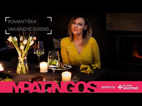 Video: Ką Gaminti Romantiškai Vakarienei Mylimam žmogui