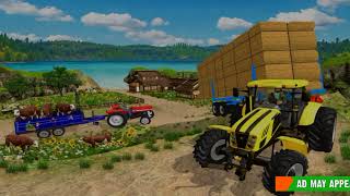 Real Tractor trolley Sim Game 🎮 screenshot 4