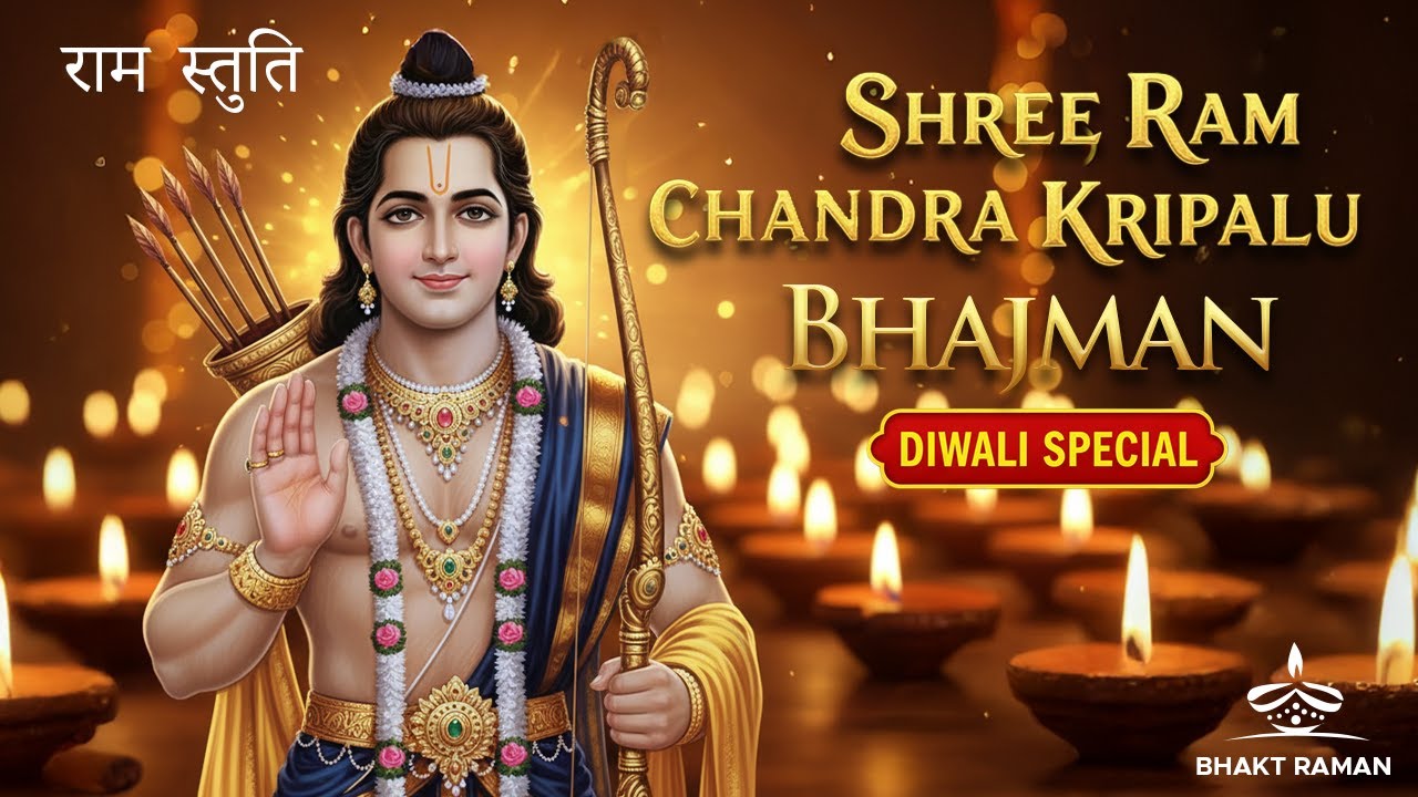 Diwali Special: Shree Ram Chandra Kripalu Bhajman with Lyrics | Ram Stuti (classical) | Bhakt Raman