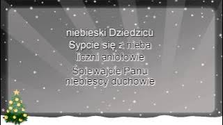 Kolęda - Gdy śliczna Panna - z linią melodyczną