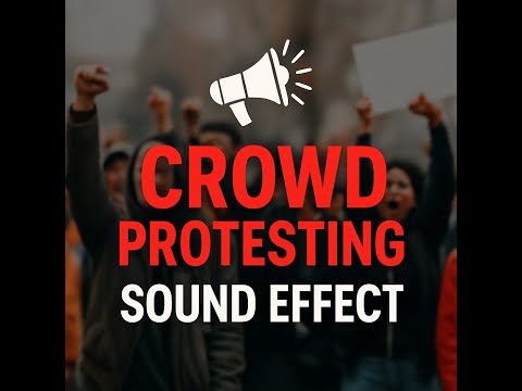 Crowd Protesting Sound Effect Angry People Chanting Shouting