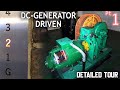 Old otis machine room  in detail dcgenerator driven  part 1