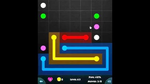 GREEN PACK LEVEL 63 - FLOW GAME ON FACEBOOK Connect the dots