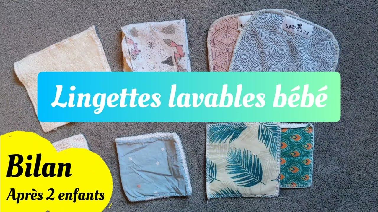 Combien de lingettes lavables pour bébé faut-il prévoir