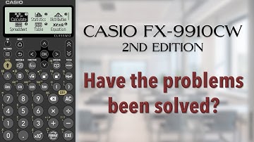 Casio fx-9910CW 2e editie - Eerste indruk | #casiocalculator #review #fx9910CW