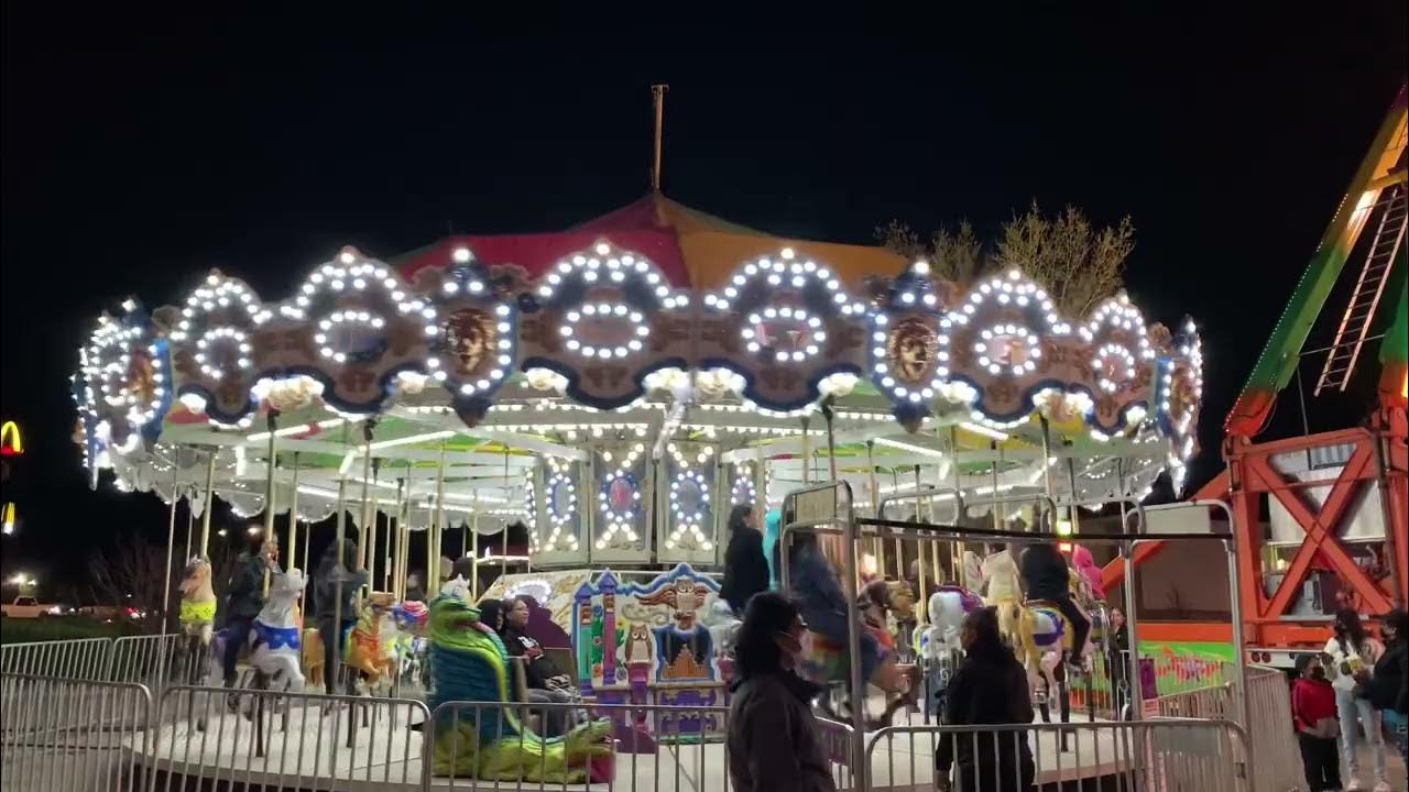 Merry Go Round Carnival Ride 2023 at Frazier Shows Gallup NM YouTube