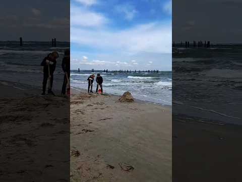 Baltic Sea 🌊 || Beach in Germany || Timmendorfer Strand || #ostsee #summer  #holiday #beach #shorts