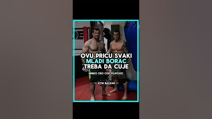 Cro Cop - Kevin Randleman, ovu pricu svaki borac mora da cuje.