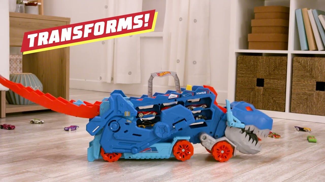 Hot Wheels City Ultimate T-Rex Transporter 