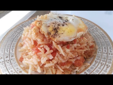 وجبة لذيذة طريقة طبخ ارز بالبيض