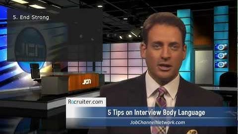 5 Tips on Interview Body Language