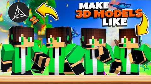 Minecraft Character Modelling is EASY! 🤯 in Prisma 3D Full Tutorial in Hindi