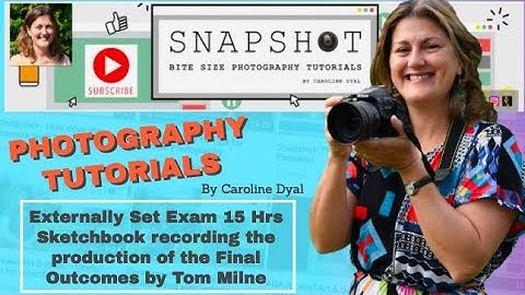 Externally Set Exam 15 Hrs Sketchbook recording the production of the Final Outcomes by Tom Milne