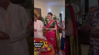 Sherlyn Chopra Beautiful Saree Look