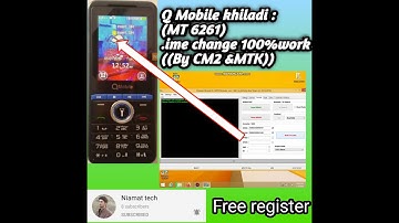 how to change imie Q mobile khiladi BY cm2 mtk 2020 video