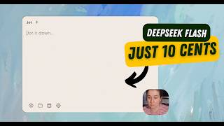 Vibecode a fully functioning Apple Notes app replacement with NEW DeepSeek V4 Flash